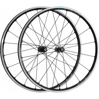 Комплект колес SHIMANO RS500, переднее и заднее, 10-11 скоростей, клинчерное, под дисковый тормоз QR, темно-серый