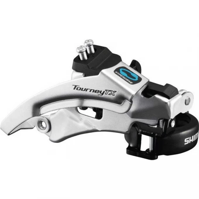 Переключатель передний SHIMANO TOURNEY, TX800, универсальная тяга, нижний хомут, угол :66-69 EFDTX800TSX6 Переключатель передний SHIMANO TOURNEY, TX800, универсальная тяга, нижний хомут, угол :66-69 EFDTX800TSX6
