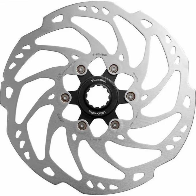 Тормозной диск SHIMANO SLX, RT70, 203мм, C.LOCK ISMRT70L Тормозной диск SHIMANO SLX, RT70, 203мм, C.LOCK ISMRT70L