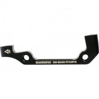 Адаптер дискового тормоза SHIMANO SM-MA90-R160P/S, болт 2 штуки, проволока 1 штука ISMMA90R160PS Адаптер дискового тормоза SHIMANO SM-MA90-R160P/S, болт 2 штуки, проволока 1 штука ISMMA90R160PS