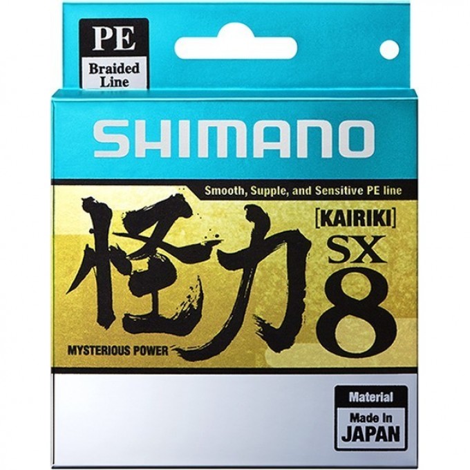 Леска плетёная SHIMANO KAIRIKI 8 PE 150 м разноцветная 0.280 мм 29 кг 59WPLA58R28