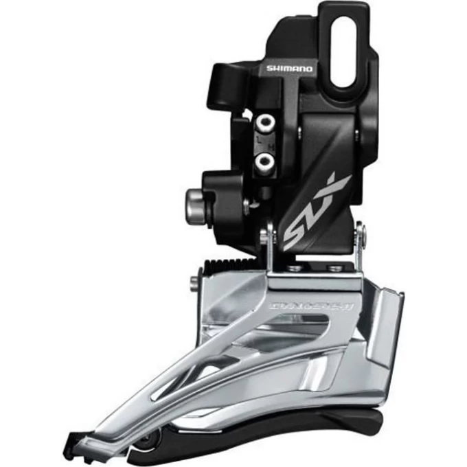 Переключатель передний SHIMANO SLX, M7025-E, E тип без BB пластины, для 2X11, нижняя тяга IFDM702511E6X Переключатель передний SHIMANO SLX, M7025-E, E тип без BB пластины, для 2X11, нижняя тяга IFDM702511E6X