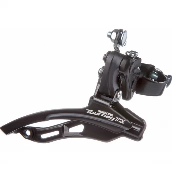 Переключатель передний SHIMANO , TZ500, нижняя тяга, 28.6, 42T, без упаковки