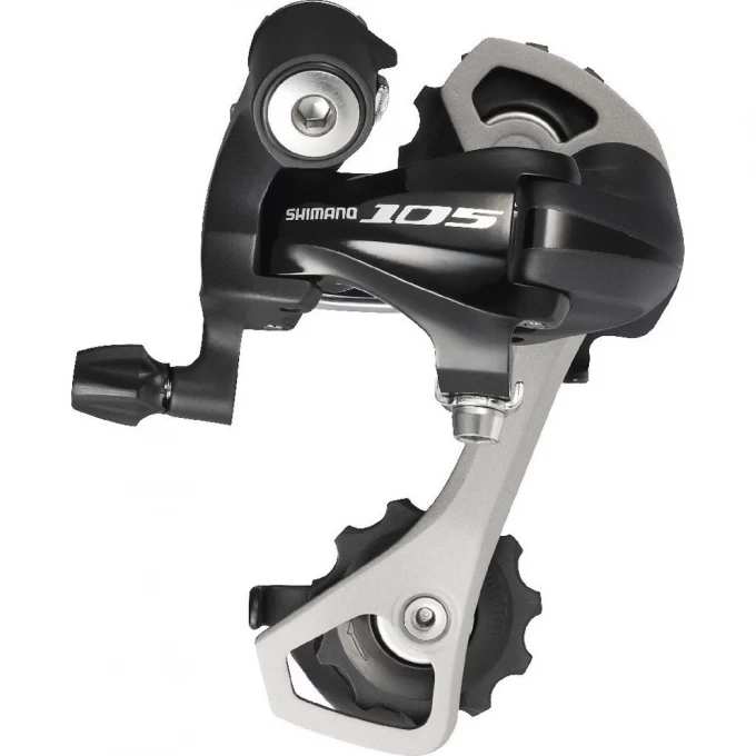 Переключатель задний SHIMANO 105, 5701, SS, 10 скоростей, черный IRD5701SSL Переключатель задний SHIMANO 105, 5701, SS, 10 скоростей, черный IRD5701SSL