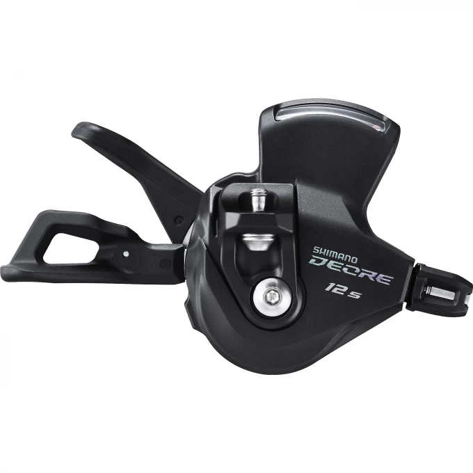 Шифтер SHIMANO DEORE, M5100-R, правый, 11 скоростей, на хомут, с индикатором, трос 2050мм с SP41 1880мм ISLM5100RA1P Шифтер SHIMANO DEORE, M5100-R, правый, 11 скоростей, на хомут, с индикатором, трос 2050мм с SP41 1880мм ISLM5100RA1P