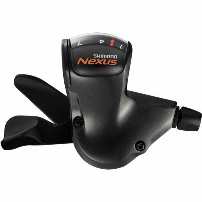 Шифтер SHIMANO NEXUS, 7S50, 7 скоростей, черный, оплетка 2100мм, трос 2280 мм, для CJ-NX10 ESL7S50ALLL Шифтер SHIMANO NEXUS, 7S50, 7 скоростей, черный, оплетка 2100мм, трос 2280 мм, для CJ-NX10 ESL7S50ALLL