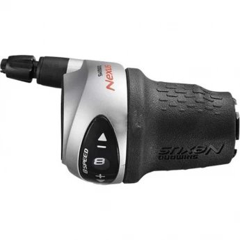 Шифтер SHIMANO NEXUS, C6000-8, правый, 8 скоростей, трос 2330мм + оплетка, серебристый