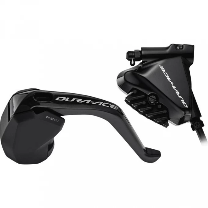 Шифтер тормозная ручка SHIMANO DURA-ACE DI2, ST-R9180/BR-R9170, левый, на 2 скорости под дисковый тормоз, для ротора 140мм IR9180DLF4SA10A Шифтер тормозная ручка SHIMANO DURA-ACE DI2, ST-R9180/BR-R9170, левый, на 2 скорости под дисковый тормоз, для ротора 140мм IR9180DLF4SA10A