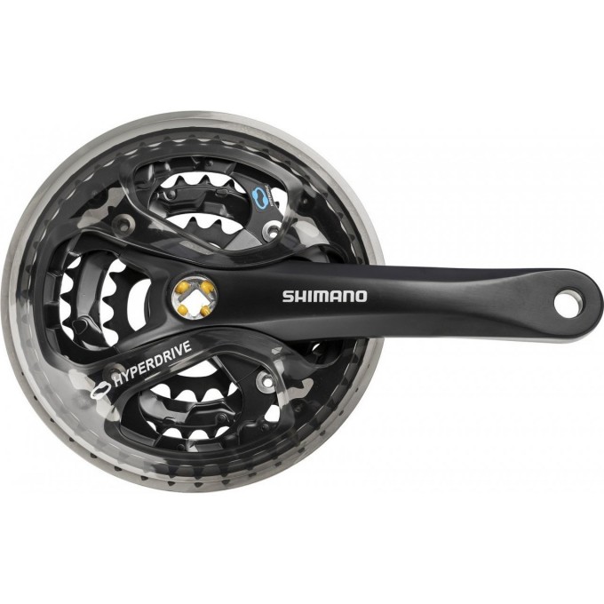 Система SHIMANO ACERA, M361, 175 мм, квадрат, 42/32/22T, защита, черный EFCM361E222CL Система SHIMANO ACERA, M361, 175 мм, квадрат, 42/32/22T, защита, черный EFCM361E222CL