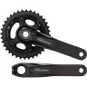Система SHIMANO DEORE, M6000-2, 170 мм, интегрированный вал, 10 скоростей, 36/26T без каретки CL+3 мм, черный EFCM6000BCX66X
