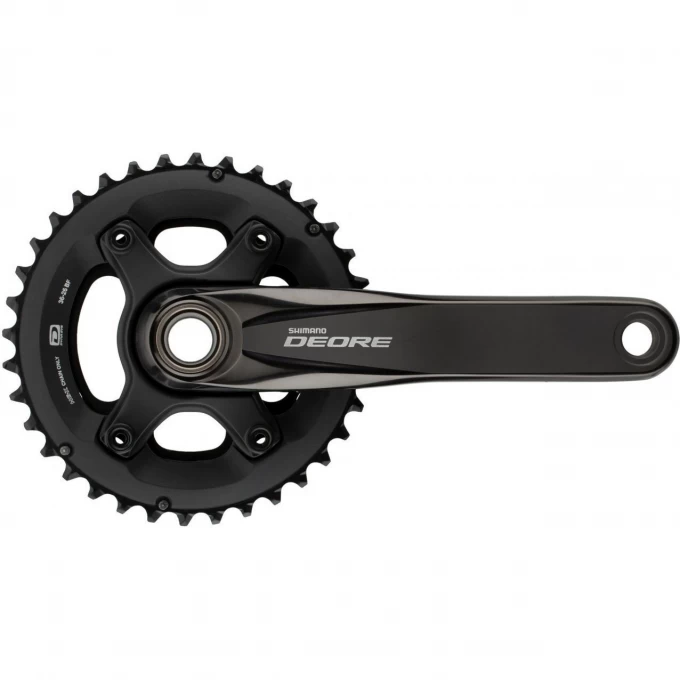 Система SHIMANO DEORE, M6000-B2, 175 мм, интегрированный вал, 10 скоростей, 36/26T без каретки CL+3 мм, черный EFCM6000BEX66X Система SHIMANO DEORE, M6000-B2, 175 мм, интегрированный вал, 10 скоростей, 36/26T без каретки CL+3 мм, черный EFCM6000BEX66X