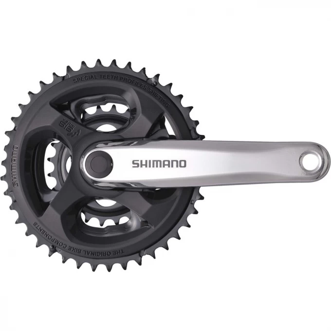 Система SHIMANO TOURNEY, M131, 170мм, квадрат, 42/34/24, серебристый, без упаковки AFCM131C244C Система SHIMANO TOURNEY, M131, 170мм, квадрат, 42/34/24, серебристый, без упаковки AFCM131C244C