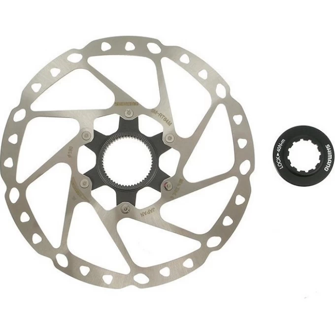 Тормозной диск SHIMANO DEORE, RT64, 203мм, C.LOCK ESMRT64L Тормозной диск SHIMANO DEORE, RT64, 203мм, C.LOCK ESMRT64L