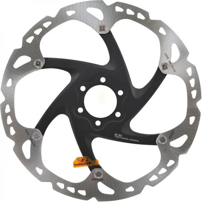 Тормозной диск SHIMANO XT, RT86, 203 мм, 6-болтов ISMRT86L2 Тормозной диск SHIMANO XT, RT86, 203 мм, 6-болтов ISMRT86L2