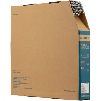 Трос тормоза SHIMANO, MTB, 1.6X2050 мм, нержавеющий, 100 штук в коробке, Y80098551 Трос тормоза SHIMANO, MTB, 1.6X2050 мм, нержавеющий, 100 штук в коробке, Y80098551