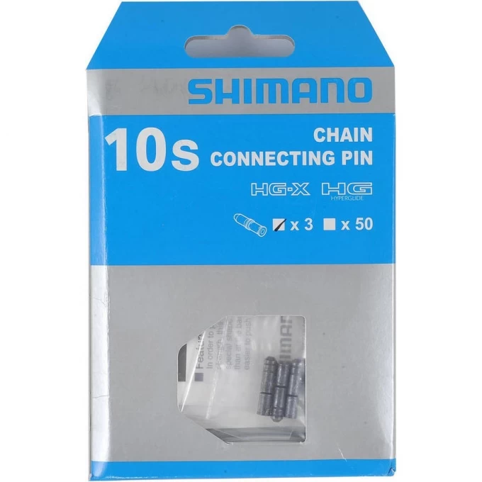 Запасная часть SHIMANO к цепи, 10 скоростей, соединительный штифт, 3 штуки, к CN7900/7801/6600/5600 Y08X98031