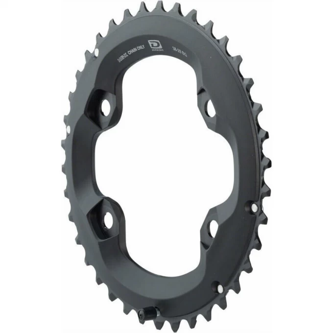 Звезда передняя для SHIMANO MT500-2/B2, 36T-BF, черный Y1WB98010 Звезда передняя для SHIMANO MT500-2/B2, 36T-BF, черный Y1WB98010