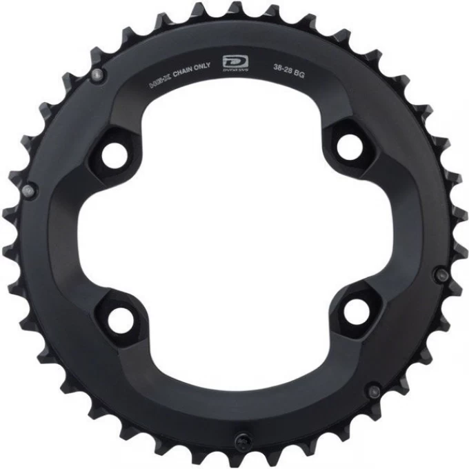 Звезда передняя SHIMANO DEORE, для M6000, 24T-BE для 34-24T, черный Y1WD24000 Звезда передняя SHIMANO DEORE, для M6000, 24T-BE для 34-24T, черный Y1WD24000