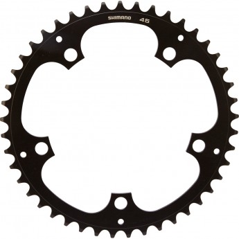 Звезда передняя SHIMANO, для FC-RS400, 34T-NA, черная, для 50-34T