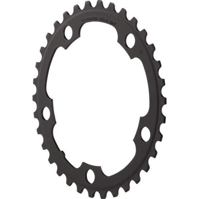 Звезда передняя SHIMANO FC-RS500, 46T-MJ, черная, для 46-36T Y1PR98020 Звезда передняя SHIMANO FC-RS500, 46T-MJ, черная, для 46-36T Y1PR98020